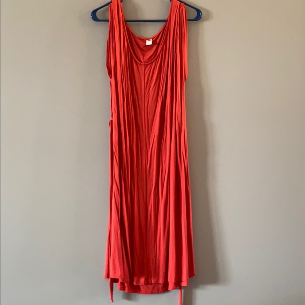 Orange summer dress